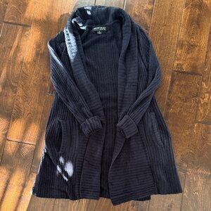 Barefoot Dreams CozyChic Black Cardigan